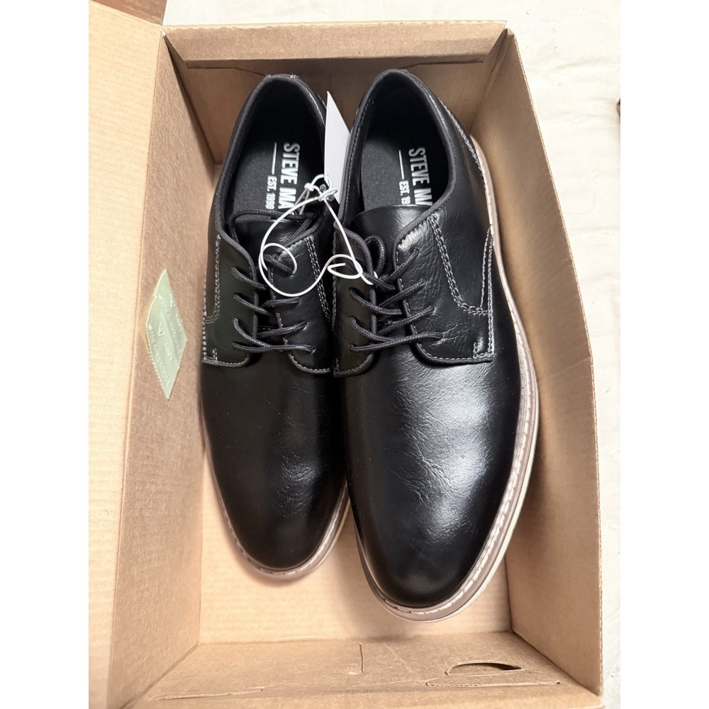 Men's New In Box Steve Madden P-Jansen Black Size 9‎
